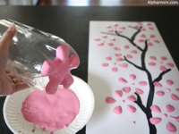 Alphamom Cherry Blossom Stamps